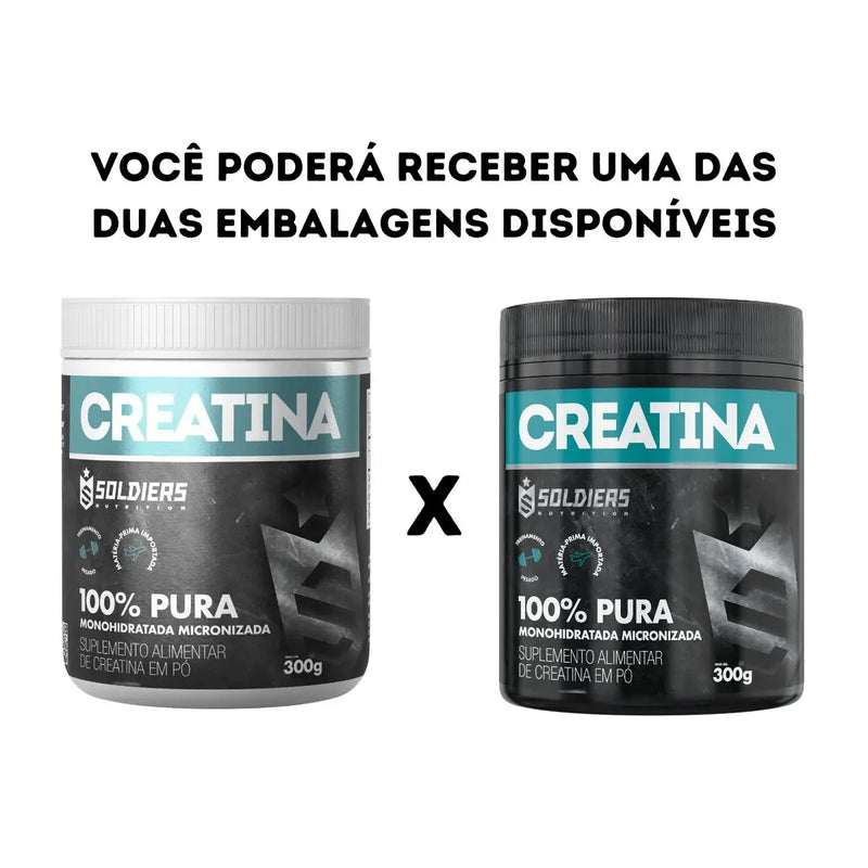 Creatina Monohidratada 300g – 100% Pura para Potencializar Seus Treinos