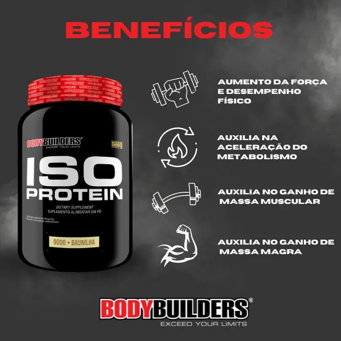 Título: Whey Protein Iso 900g – Proteína de Alta Qualidade para Atletas