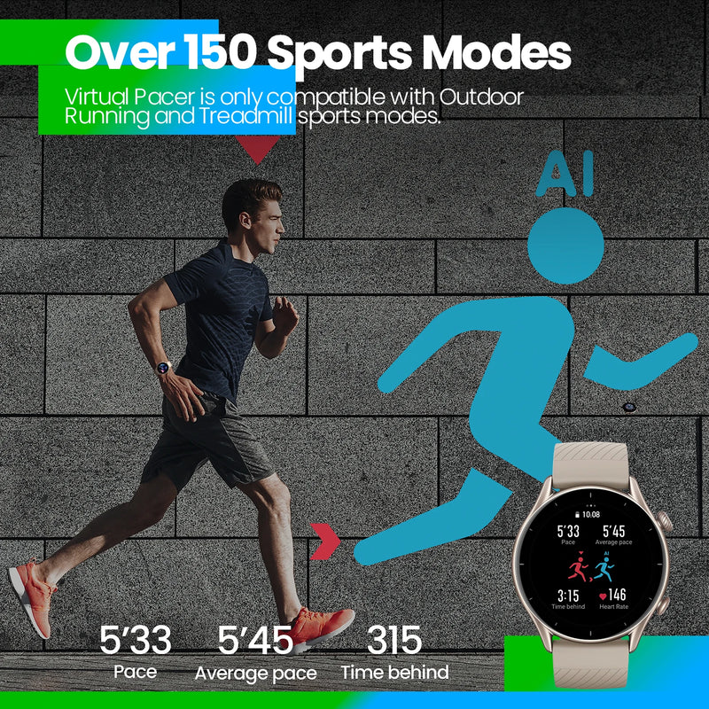 Amazfit GTR 3 – Tecnologia, Estilo e Autonomia de 21 Dias