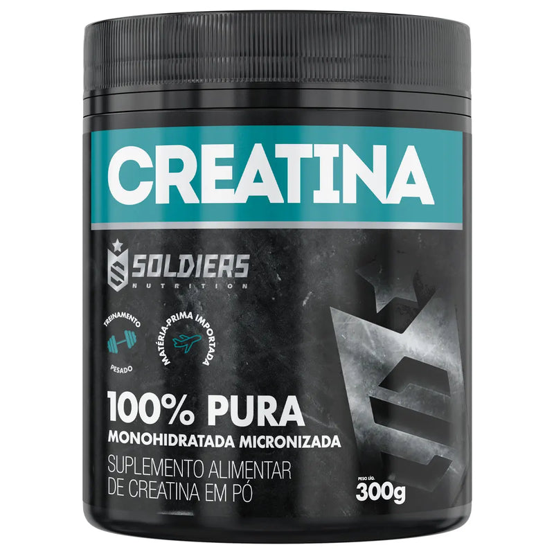 Creatina Monohidratada 300g – 100% Pura para Potencializar Seus Treinos