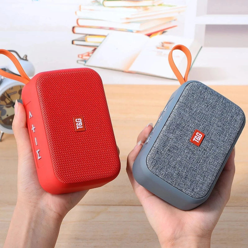 Caixa de Som Bluetooth Sem Fio Portátil com Subwoofer, Rádio FM e Entrada Auxiliar - Mini Bocina Bluetooth MP3 Áudio Potente