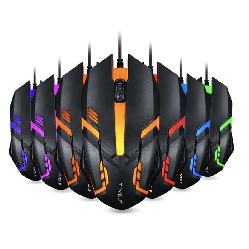 Mouse Gamer ALFA JX-M20 USB 3200 DPI RGB