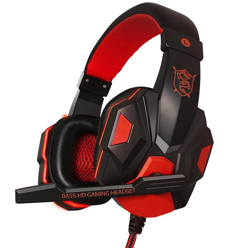 Headset Gamer Multiplataforma – Ajuste 120° & Microfone Noise Cancelling