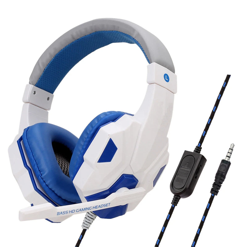 Headset Gamer Multiplataforma – Ajuste 120° & Microfone Noise Cancelling